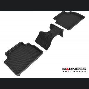 Alfa Romeo Giulia Floor Liners - All Weather - Rubberized - Premium - Rear 3 Piece Set